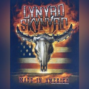 Lynyrd Skynyrd Made in America 2016  Live Nation Jersey T-Shirt  Size Medium
